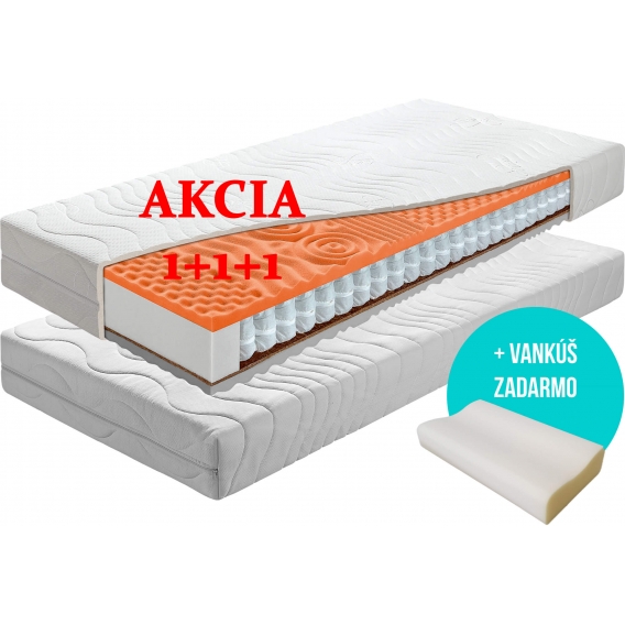 Obrázok pre Matrac SUPER PREMIUM 1 + 1 + darček 2x vankúš